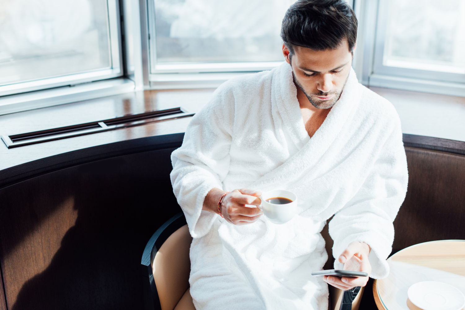 Soft Touch Linen Men's Robe: Your Turkish Terry Sanctuary!