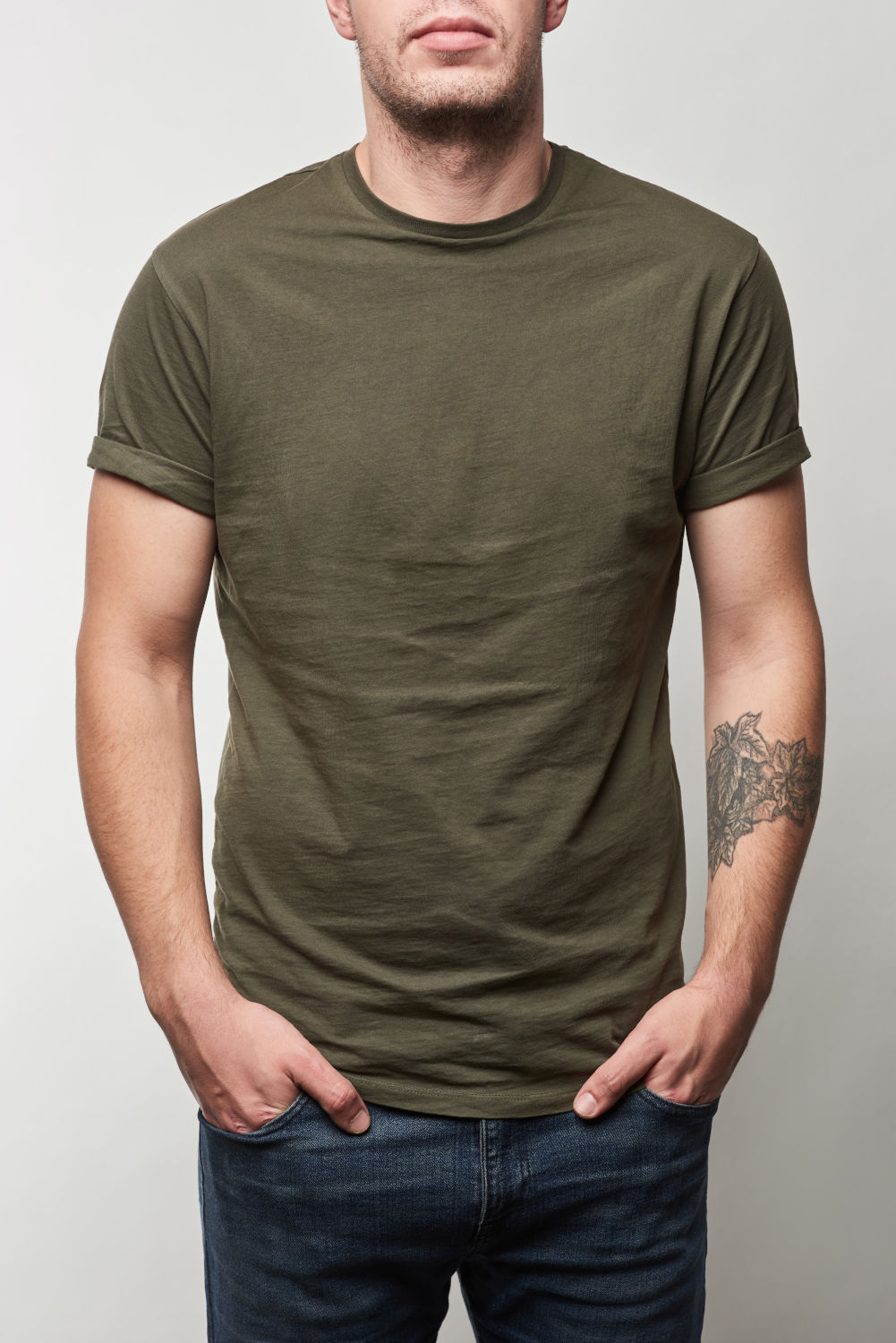 KLIEGOU Men's Hipster Hip Hop Ripped Round Hemline Pattern Print T-Shirt: Urban Edge Meets Artistic Flair.