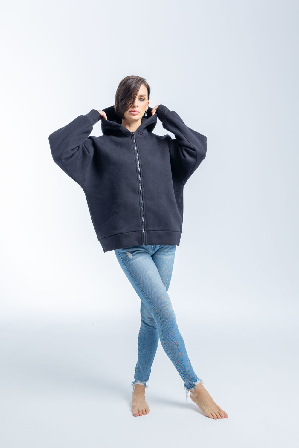 Trendy Queen Women's Zip Up Hoodies: Oversized Comfort Meets Winter Fashion