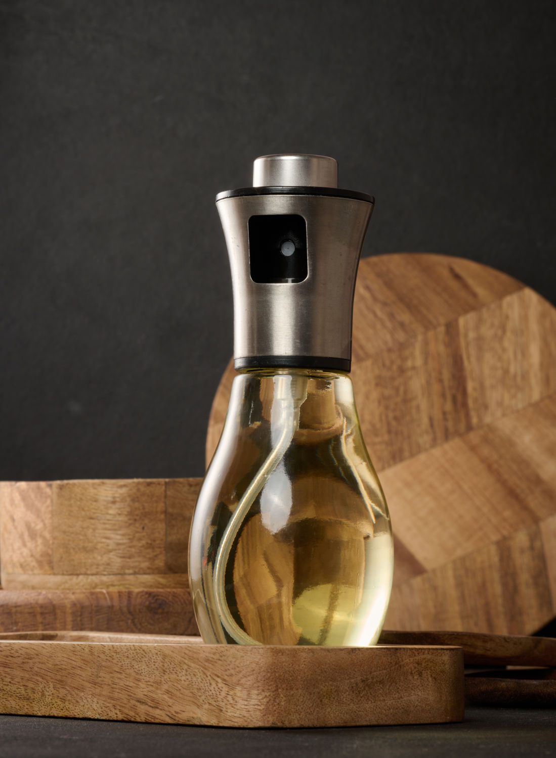 2-in-1 Glass Oil Sprayer & Dispenser: The Kitchen Gadget That's Two Cool for One!