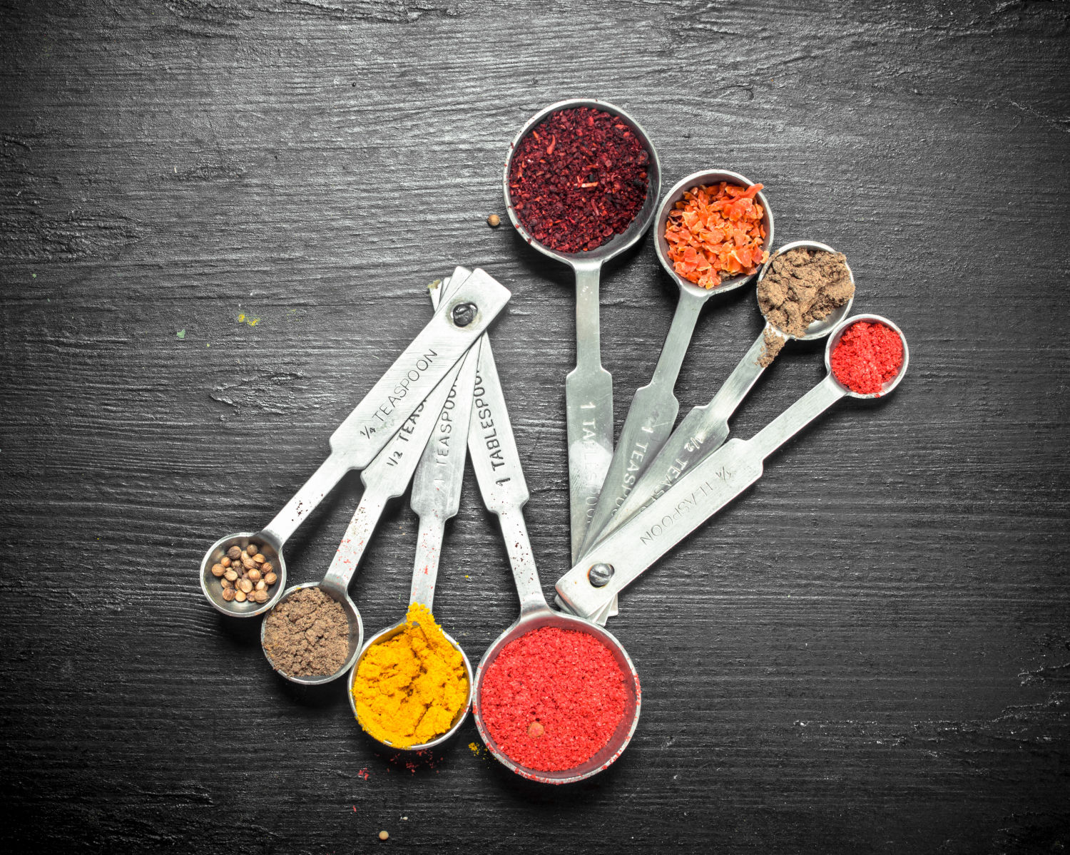 Multicolor Magnetic Measuring Spoons: A Rainbow of Precision for Your Culinary Canvas!